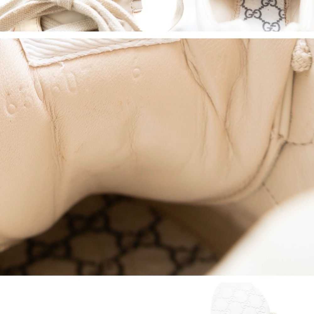 Gucci Rhyton Interlocking Disk Leather Sneakers Women’s Sz 6 Gucci Size  8.5US‎ - Picture 11 of 12